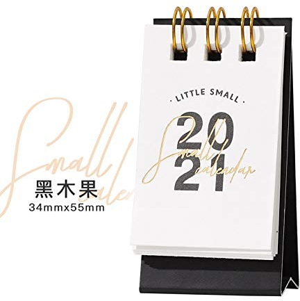 BGTR Kalender Kalendarien 4Colors Mini-Tischkalender-Büro-Schreibtisch-Deko-Briefpapier 2021 Kalender Desktop-Kalender Terminkalender (Color : D)