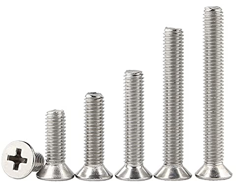 M1-m8 Flachkopfschraube Senkkopfschraube, M1.4, 6mm (30pcs)