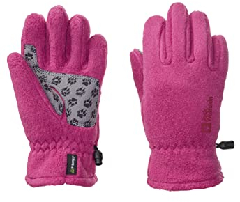 Jack Wolfskin Unisex Kinder Fleece Glove Kids, Blueblossom, 152