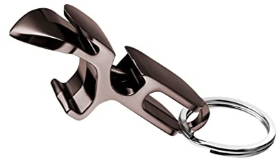 Metal Shotgun Bottle Opener - 4 in 1 Shotgun Tool, Beer Tab Opener, Bottle Opener, Extremely Durable, Drinking Games (Dark Metal)