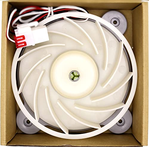 DA31-00287B Refrigerator Evaporator Fan Motor Compatible with Samsung Refrigerator DA31-00334A DA96-00968A 3954921 AP5948644 PS9494284 EAP9494284 DC 12V 0.21A (2 Years Warranty)