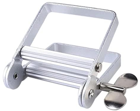 Anicy Presse Tube Dentifrice Tube Squeezer - Outils à Presser en métal Lazy Dentifrice Distributeur de Colorant cosmétique Squeezer Tube Essoreuse