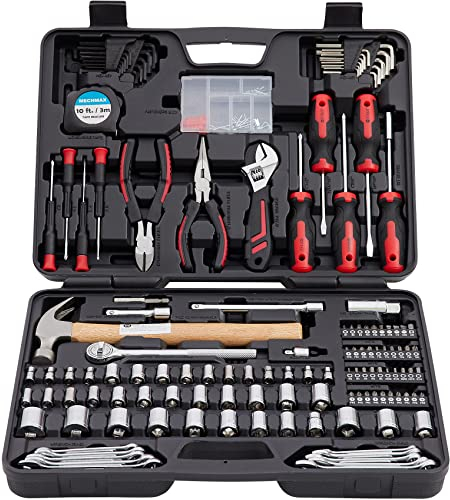 245 Stück MECHMAX Heimwerkzeug Kit für Zuhause, Büro, Mechaniker, Männer, Auto, Automotive, Handwerkzeug Kit und als Geschenk