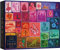 Elena Essex 1000 piece jigsaw puzzles for adults - Stamp Collection/jigsaw puzzle/jigsaw puzzles for adults 1000 / colourful rainbow gradient puzzle/jigsaw puzzles size 68x49cm