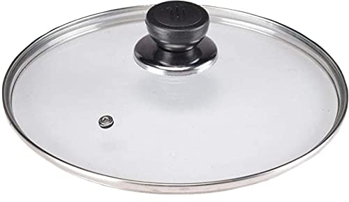 Couvercle de Casserole Couvercle de Casserole en Verre trempé, Couvercle d'autocuiseur électrique Universel Transparent Domestique adapté (12 cm)