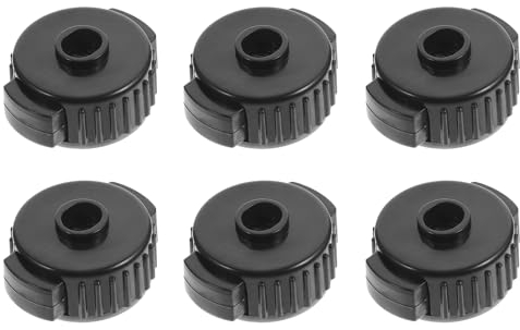 Taicols 6 Stück Beckenmuttern, 8mm Cymbal Mate Mutter, Kunststoff Trommel Becken, Professionelles Becken Schnellverschlusskappe, Universal Trommelzubehör, Befestigungsschnalle für Percussion Drum Kit