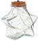 Mikikit Wunschflasche Papier Stern Flasche Glas