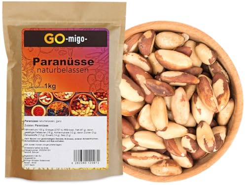 1kg Paranüsse ganz geschält Paranusskerne Paranuss aus Bolivien