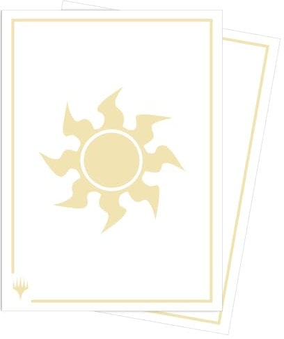 Ultra Pro - Magic: The Gathering - 100+ Apex Sleeves - The Plains - Mana 8