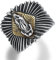 S925 Sterling Silber Herren Jungfrau Maria Ring, gotischer Vintage offener verstellbarer Jungfrau Maria Ring,Silber,9