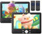 YOTON 10.1 Dual Portable DVD Player, 5H Player Time, Support USB/SD Card/AV IN/AV OUT and Synchronous Screen, No Region Restrictions, with Two Car Mounting Components
