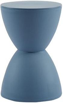 Tabouret,Tabouret Moderne en Forme de sablier, Table d'appoint en Plastique, Repose-Pieds Rond, Banc à Chaussures créatif, Tabouret Bas pour entrée de Salon, décoration de Meubles (30 x 30 x