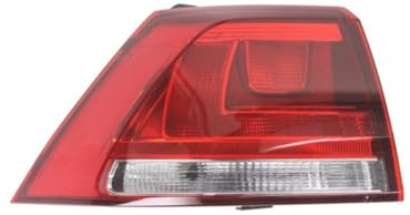 EDA PREMIUM auto Rückleuchte, Rücklicht, Heckleuchte Links 5G0945095F passend für VW GOLF VII 2012-2017, H/B, außen, ECE