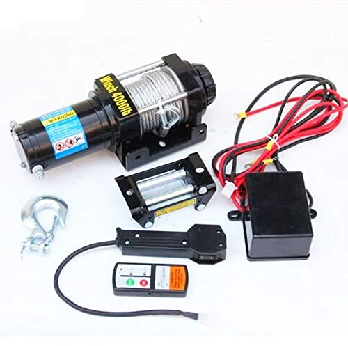 Cordes de remorquage Treuil 3500lb, treuil électrique 12V, 4X4 / UTV/ATV Winch