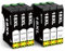 Skydo 18XL Schwarz Druckerpatronen Kompatibel für Epson 18XL für Epson XP-30, XP-102, XP-202, XP-205, XP-302, XP-305, XP-402, XP-405, XP-215, XP-312, XP-415 (6 Schwarz)
