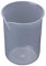 Huudngeje 2 Piezas de Vaso De Precipitados De Medicion De 50 Ml Vaso Graduado De Plastico Transparente para El Laboratorio