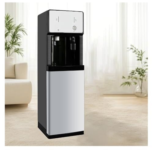 Water Filter Dispenser 4-Layer Filtration, Hot & Chilled Filtered Water Dispenser, Water Drop Filter, 3-Second Instant Boiling, Dispenses Hot and Cold Room Water, Water Shortage Indicator