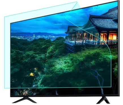 XAoSCd Matte Tv-Antireflexfolie, 27-75 Zoll Tv-Displayschutzfolie, Anti-Blaulicht, Keine Blasen, Anti-Kratz-Verletzung, Passend Für LCD, Led, 4K OLED Und QLED HDTV,Matte-42 inch 930x525mm