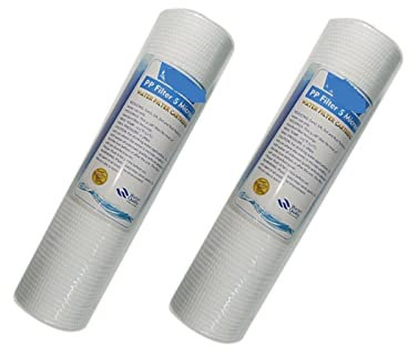Umkehrosmose-System-Kit 2 Stück 10 Zoll 5 Mikron Wasserfilter Wasserfilter Frontfilterkartusche Aquarium for Umkehrosmose RO-Wasserfiltersystem