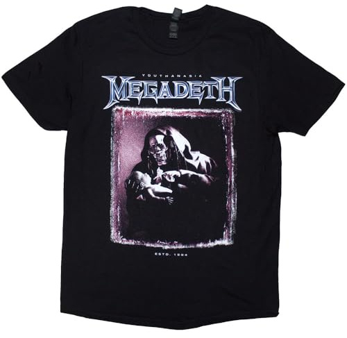 Rock Off officially licensed products Megadeth Youthanasia The Reckoning Day T Shirt XL Black