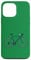 Bicicletta da strada retrò verde - stile vintage minimalista Custodia per iPhone 13 Pro Max
