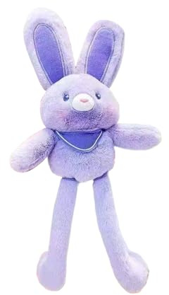 gifyym Plüschhase - Plüschhase für Mädchen | elastischer Hasenanhänger 27,9 cm | Schlüsselanhänger für Auto, Rucksack und Charm