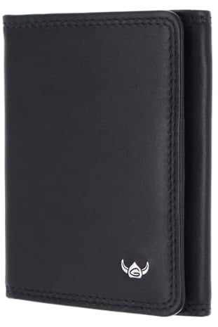 Golden Head Leder Kartenetui Polo RFID Protect Minischeintasche 1012 Schwarz