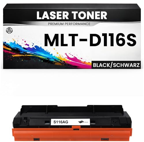 Toner 116S für Samsung Schwarz MLT-D116S wie Original Premium Alternative Xpress SL-M2625/2626/2675/2676/2825/2825DW/2826/2835/2875/2875FD