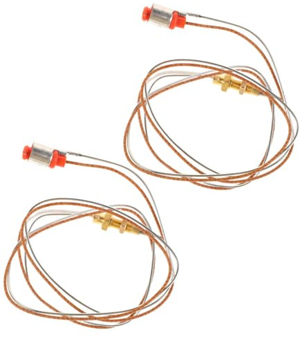 UKCOCO Termocoppia Piano Cottura Ariston 2 Pezzi in Acciaio Inossidabile con Protezione Sicurezza Cucina Gas e Durata per Stufetta Gas in Cucina