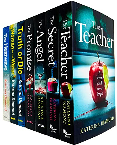 DS Imogen Grey Series Books 1 - 7 Collection Set by Katerina Diamond (Teacher, Secret, Angel, Promise, Truth or Die, Women in the Water & Heatwave)