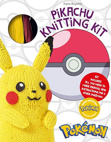 Pokémon Knitting Pikachu Kit: Kit includes all you need to make Pikachu and instructions for 5 other Pokémon (PokéMon Crafts)