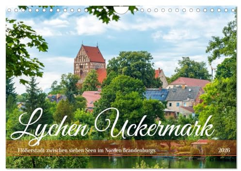 Lychen Uckermark (Wandkalender 2026 DIN A4 quer), CALVENDO Monatskalender: Lychen - sieben Seen und eine Reißzwecke (CALVENDO Orte)