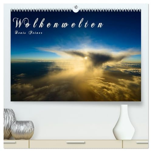 Wolkenwelten (hochwertiger Premium Wandkalender 2026 DIN A2 quer), Kunstdruck in Hochglanz: Wolkenstimmungen aus der Vogelperspektive (CALVENDO Natur)