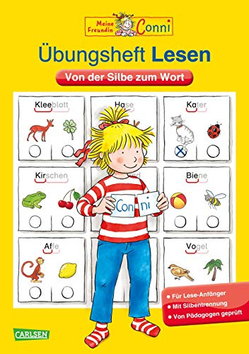 Conni Gelbe Reihe (Beschäftigungsbuch): Übungsheft Lesen: Von der Silbe zum Wort