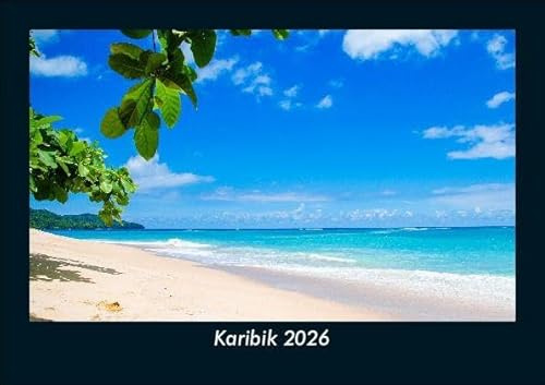 Karibik 2026 Fotokalender DIN A5: Monatskalender mit Bild-Motiven aus Fauna und Flora, Natur, Blumen und Pflanzen