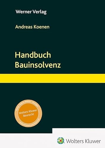 Handbuch Bauinsolvenz
