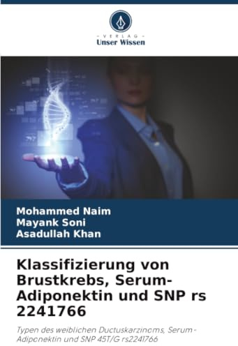 Klassifizierung von Brustkrebs, Serum-Adiponektin und SNP rs 2241766: Typen des weiblichen Ductuskarzinoms, Serum-Adiponektin und SNP 45T/G rs2241766