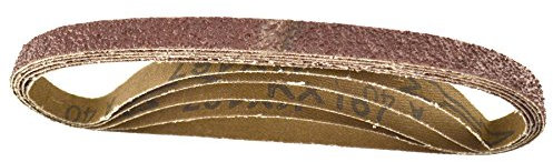 Belt Power Finger File Sander Abrasive Sanding Belts 457mm x 13mm 40 Grit 5 PK