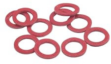 Joint fibre rouge eau chaude/eau froide 08x13 (1/4) (lot de 10) NOYON & THIEBAULT