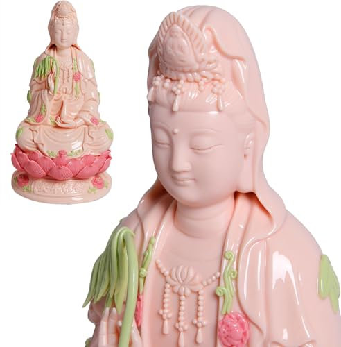 ART PARK Guan Yin Statue, Quan Yin Statue, Kwan Yin Statue, Kuan Yin Statue, Home Decor, Best Chinese Feng Shui Gifts. (11 Inches Top Ceramic Guan Yin)