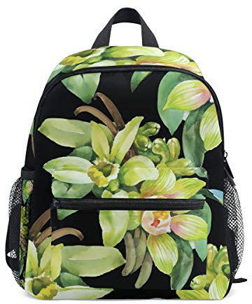 Kinderrucksack Blumen Hintergrund Kindergarten Vorschule Tasche für Kleinkind Mädchen Jungen