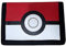 Pokémon - Monedero, Diseño Pokeball, Cartera con Cremallera y Velcro, Billetera Color Negro y Rojo, Producto Oficial (CyP Brands)