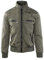 Giubbotto Uomo Impermeabile Leggero Giacca a Vento Slim Fit Elegante Blu Nero Verde (Verde, L)