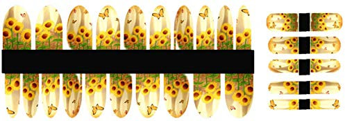 Sunflower Flower Collection (Sunflower Full Nail ART Decals)