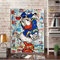 Puzzle 1000 teile Nordischer Cartoon Donald Duck puzzle 1000 teile Pädagogisches intellektuelles Dekomprimieren von Spielzeugrätseln Lustiges Familienspiel für Kinder Erwachsene50x75cm(20x30inch)