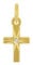 Amor Motivanhänger Damen Anhänger, 1,6 cm, Gold, Kreuz, Kommt in Schmuck Geschenk Box, 9218479