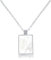 DANIEL CLIFFORD® Mila Halskette Damen Silber 925 I Handmade I Eismattiert mit Perlmutt-Anhänger (Kettenlänge: ca 45 cm) - Geschenk für Sie