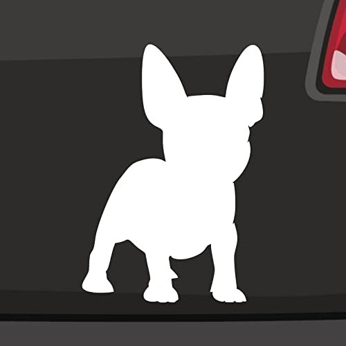 French Bulldog Aufkleber -6 Größen 21 Farben- Bully Französische Bulldogge Rasse