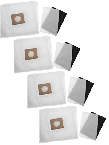 vhbw Lot de sacs (microfibres non tissées) + filtre avec 24 pièces compatible avec Moulinex MO151101/4Q0, Mini Space, Accessimo, Compacteo aspirateur