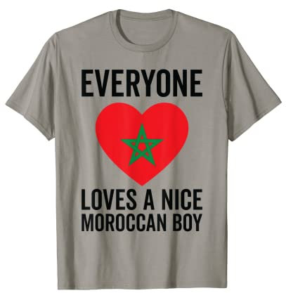 Drapeau du Maroc - Tout le monde aime un joli garçon marocain T-Shirt